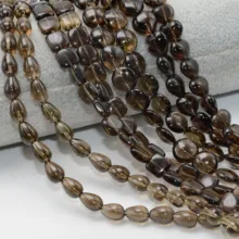 Природный дымчатый кварцевый смешанный дизайн для продажи-8 мм/10 мм