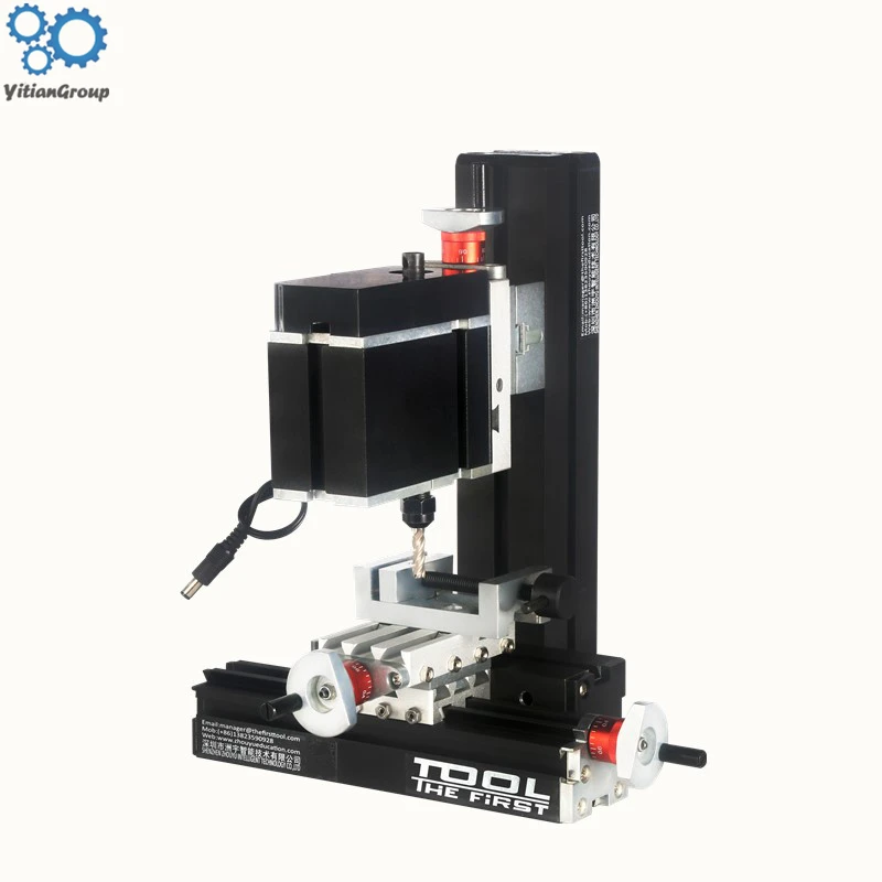 

DIY Miniature Metal Six-axis Drilling And Milling Machine Low-power Teaching Model High-Precision Production DIY Tools 12V