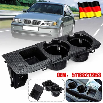 

Center Console Drink Cup Coin Holder Box Carbon Fiber for BMW 3 Series E46 1996 1997 1998 1999 2000 2001 2002 2003 2004-2006