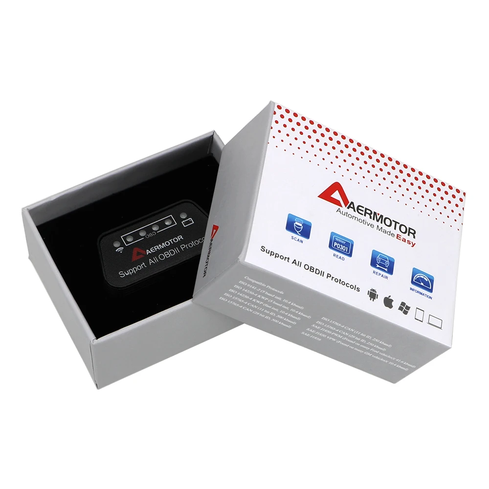 LEEPEE Инструменты для ремонта автомобиля V1.5 OBD2 для Android PC IOS поддержка почти OBD-II протоколы автомобильный диагностический сканер ELM 327 Wifi