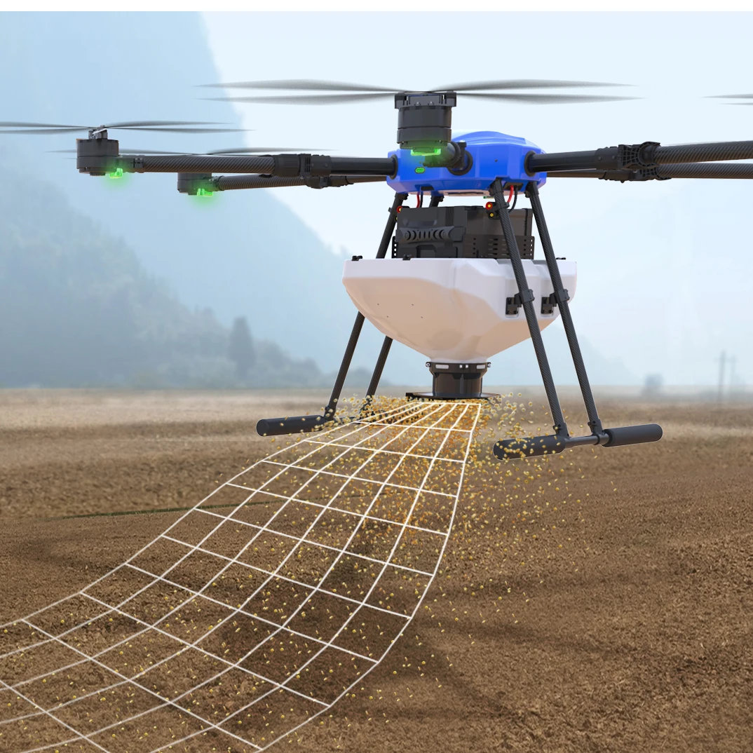

EFT DIY 22L Agriculture drone spreading system Seed fertilizer fertilizer bait particle spreading equipment for E410 E610 E616
