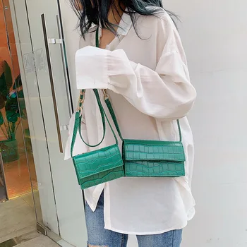 

Mini Korean Version cute and unique crocodile cross body small square bag fashion small crowd Mini cross body bag
