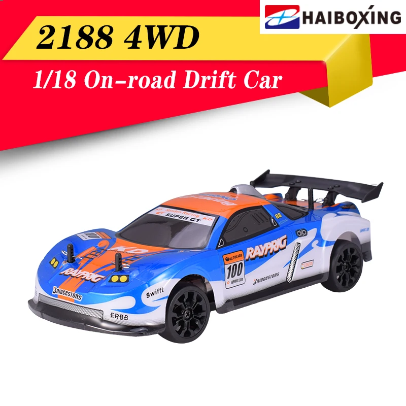 HBX 2188 RC гоночные автомобили 1/18 4WD 2,4G RC на дороге Дрифт Багги модели автомобилей Дистанционное управление игрушки для детей синий