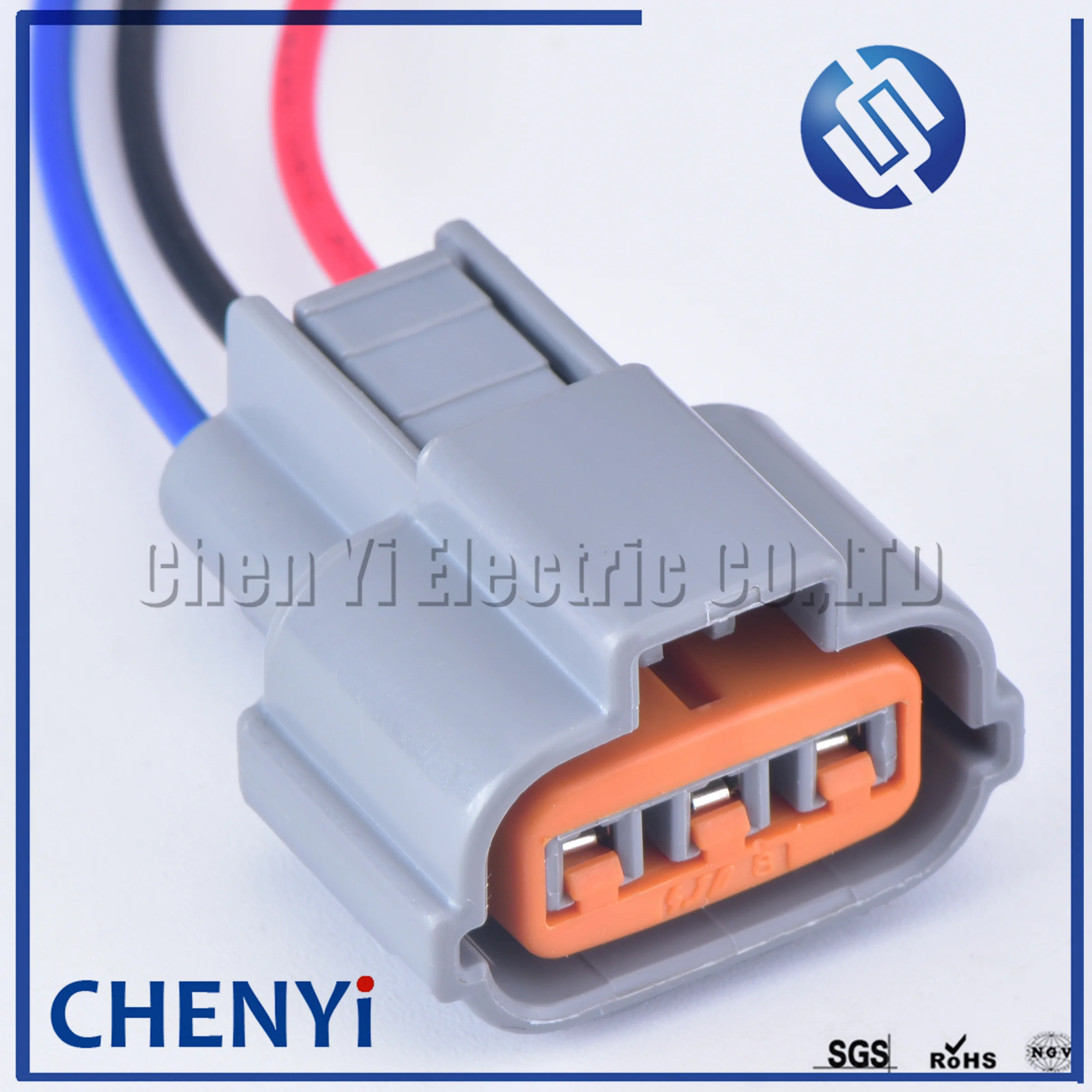 Description Picture 2 of item3 Pin auto waterproof connector sensor plug PU465-03127 For EVO Outlander Pajero M3 M6 Ignition Coil Plug with wires