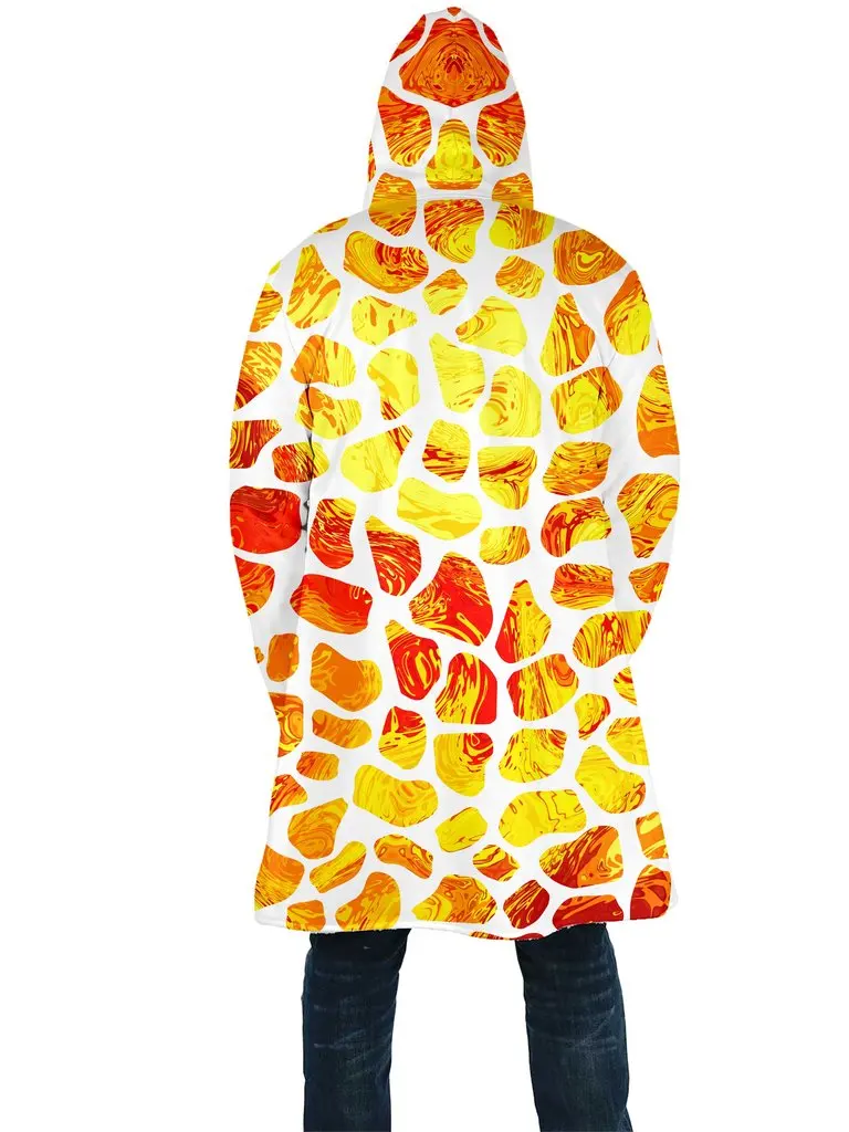 2024 Winter Herren Mantel Psychedelischer Stil Regenbogen 3D Volldruck Fleece Kapuzenmantel Unisex Lässig Dicke Warme Cape-Mantel PF 60 – Detail 21