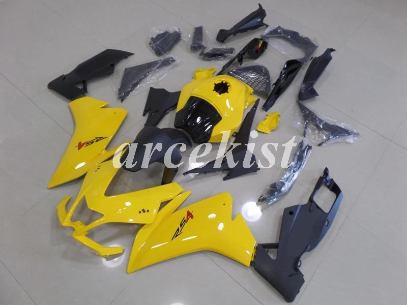 4 подарки инъекции ABS Полный обтекатели наборы Подходит для Aprilia RS4 50 RS125 2012 2013 12 13 14 15 тела набор черный матовый