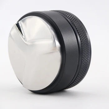 

Stainless Steel Coffee Tamper 58/51mm Coffeeware Tools Mini Adjustable Espresso Powder Hammer Convex Distributor Coffee Tamper