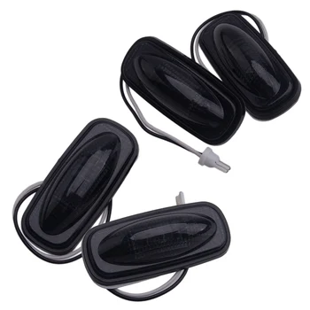

4Pcs 12V Smoke Lens Led Dually Bed Side Fender Marker Light Lamp Fit for Dodge RAM 2500HD 3500HD 2003-2005 2006 2007 2008 2009