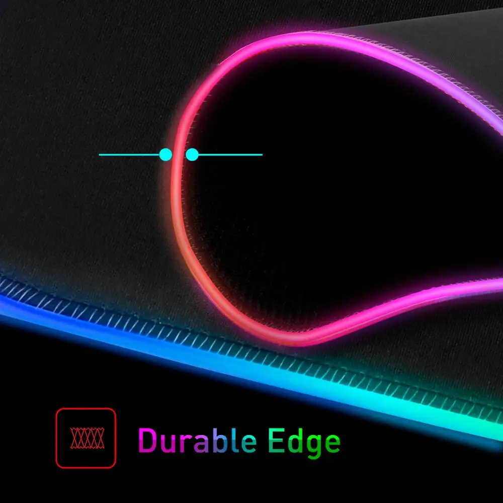  HAVIT Led Lighting Gaming Mouse Pad RGB USB LED Extended Illuminated Keyboard Non-slip Blanket Mat 