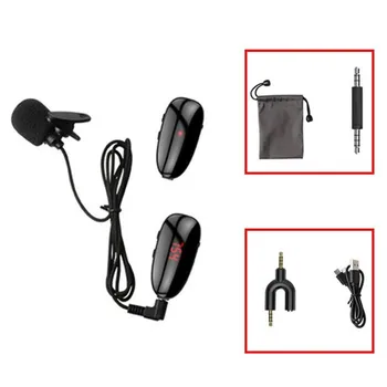 

Uhf Lavalier Wireless Microphone Mobile Phone Recording Live Sound Card Small Headset Little Bee Slr