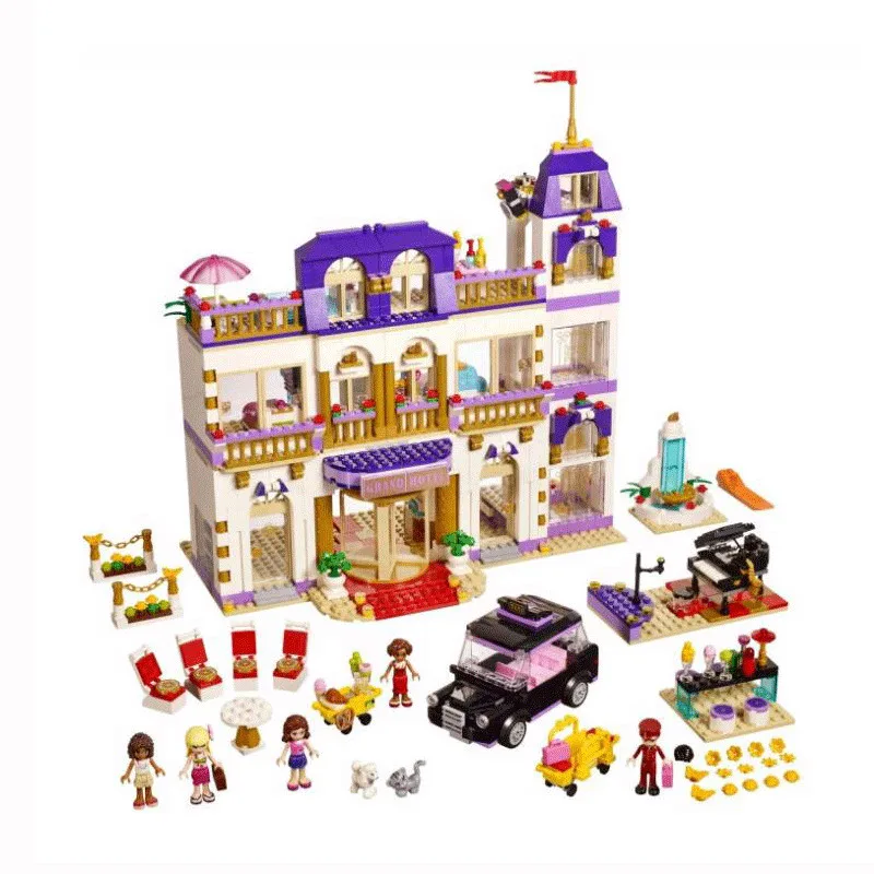 

10547 Friend Series Friends Heartlake Grand Hotel Andrea/Olivia/Stephanie set Building Blocks Bricks Toys for Children Girl Gift