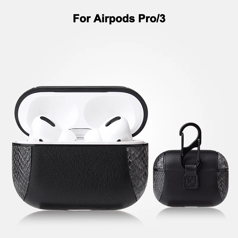 Роскошный кожаный чехол для Apple Air pods 3 Pro защитный чехол для Apple Airpods Pro противоударный чехол для Airpods Pro 3 2 1 чехол