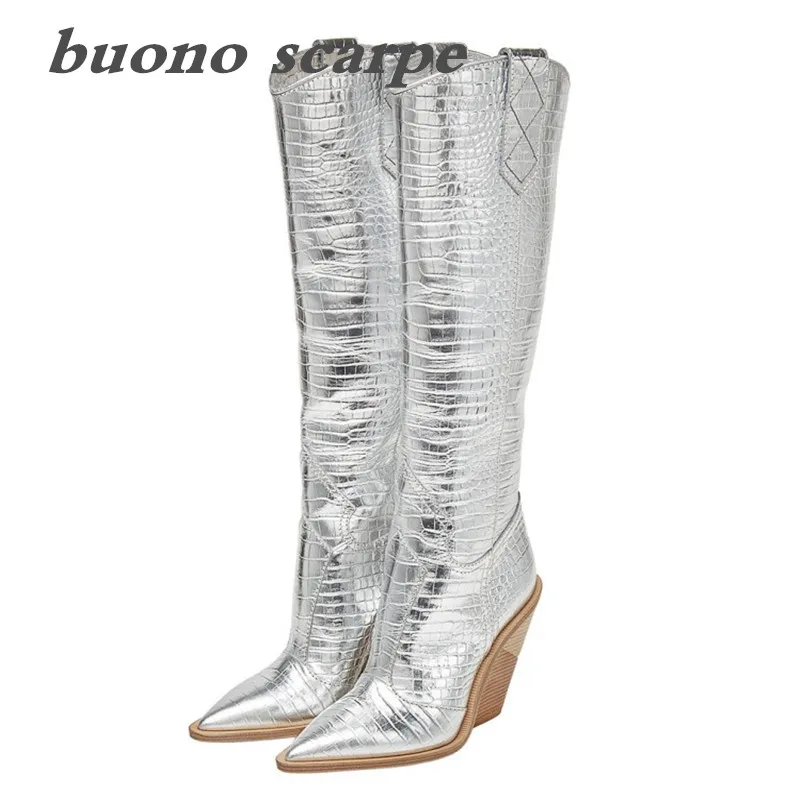 

019 high-heeled boots with contoured stitching and hollow flanging pointed boots