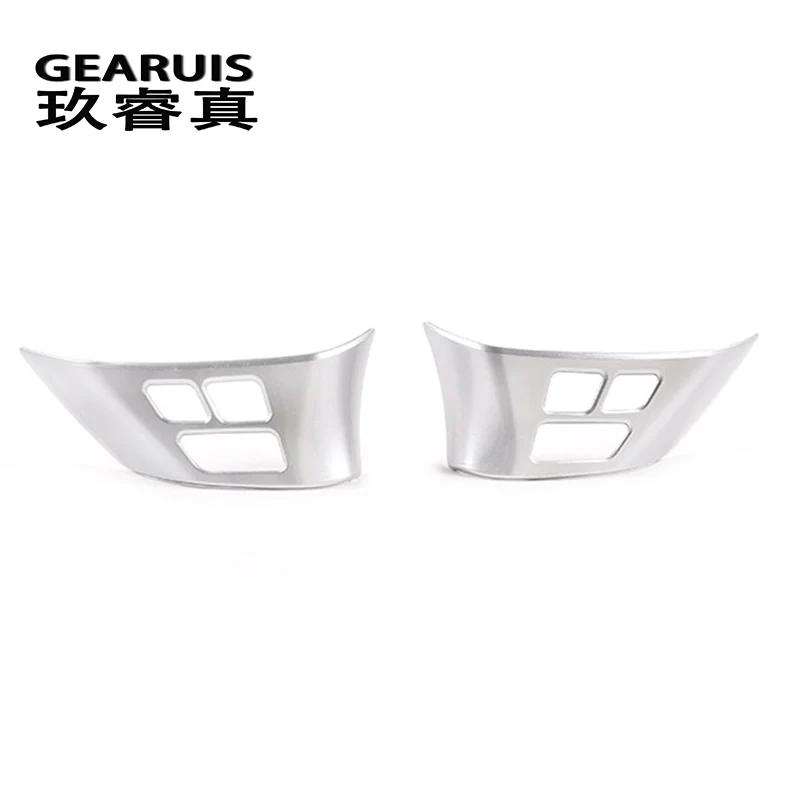  Car Styling Carbon fiber Steering Wheel buttons decoration Cover Sticker Trim for BMW X1 E84 2010-2