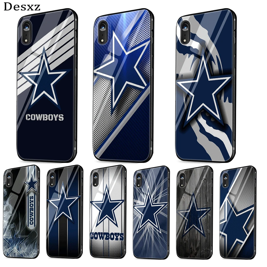Чехол для мобильного телефона стекло iPhone xr x xs max 7 8 6 6s Plus чехол Dallas Cowboys |