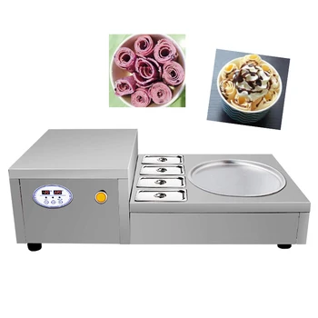 

Commercial Fried ice machine with One pot single control single compressor , one pan fried ice cream machine