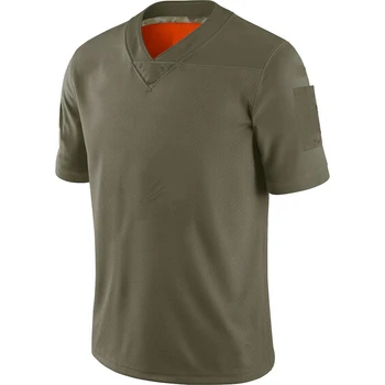

Men's Customized Name And Number Stitch 2019 Service Jersey American Football Sport Fans Jerseys Army Green Jersey