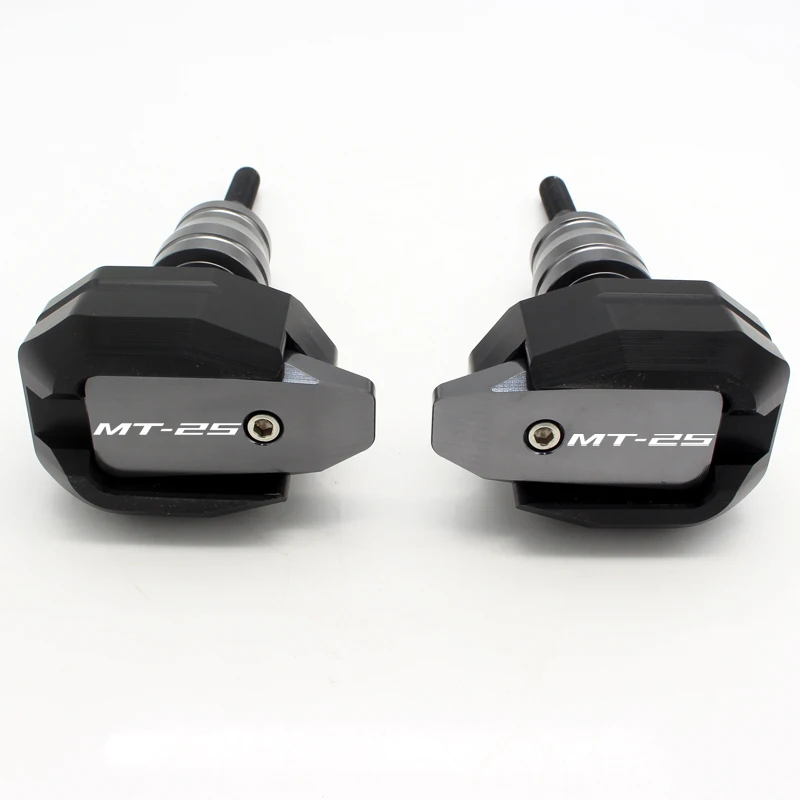 titanium MT-25 Подходит для YAMAHA MT-03 MT-25 YZF-R3 YZF-R25 YZF R3 YZF R25 защита от падения рамки ползунок защита обтекателя противоаварийная панель протектор - Цвет: titanium MT-25