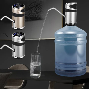 

Household Automatic Water Dispenser Bottled Water Manual Water Press Intelligent Portable Water Dispenser USB LED Display