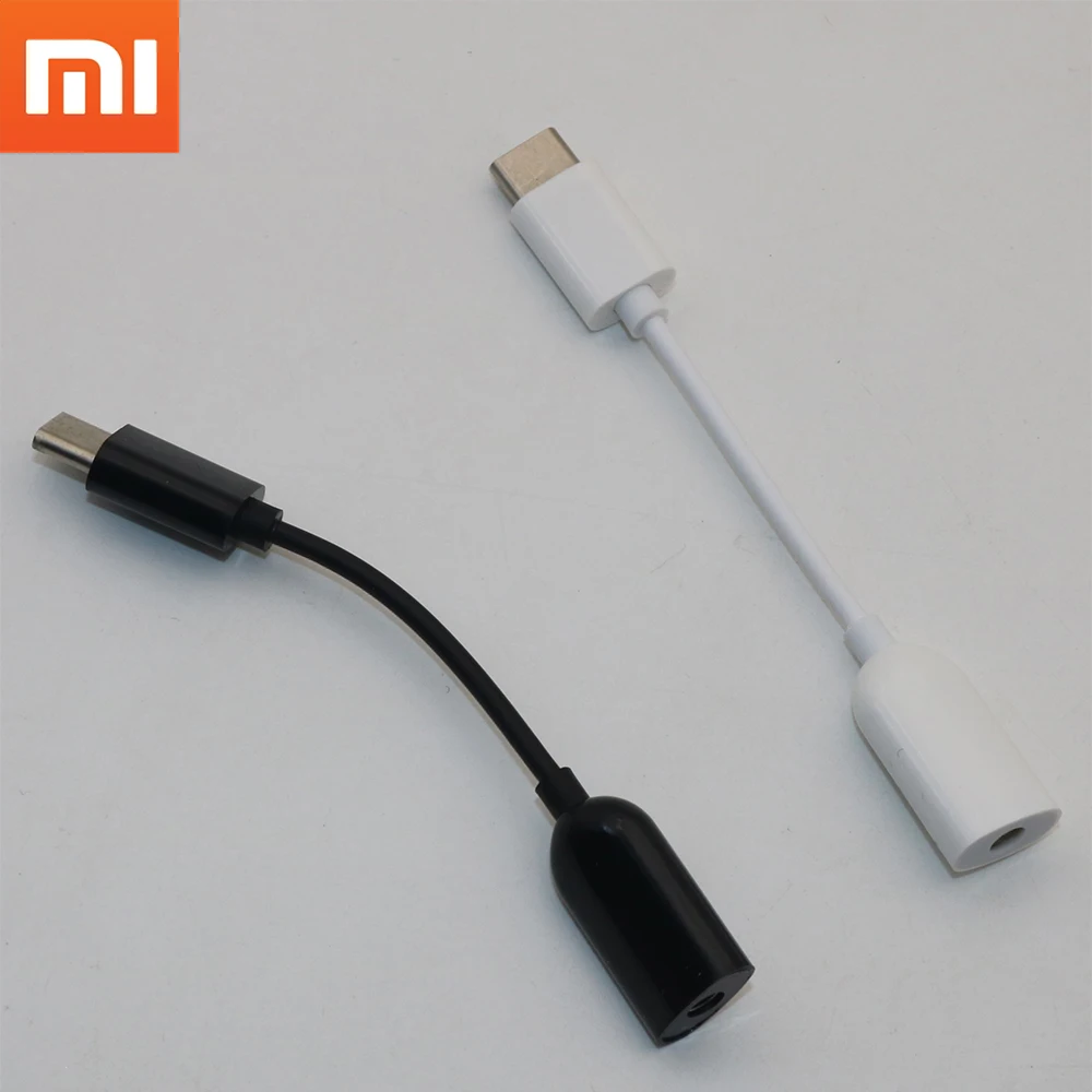

Original Xiaomi Earphone Adapter USB3.1 Type C To 3.5mm Female Cable Music Headphone Connector Converter MI6 6X 8 8SE 9 Note3 A2