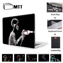 Жесткий чехол MTT с черным каркасом для Apple Macbook Pro 13 15 retina для Mac Book Air 11 12 13 защитный чехол для ноутбука