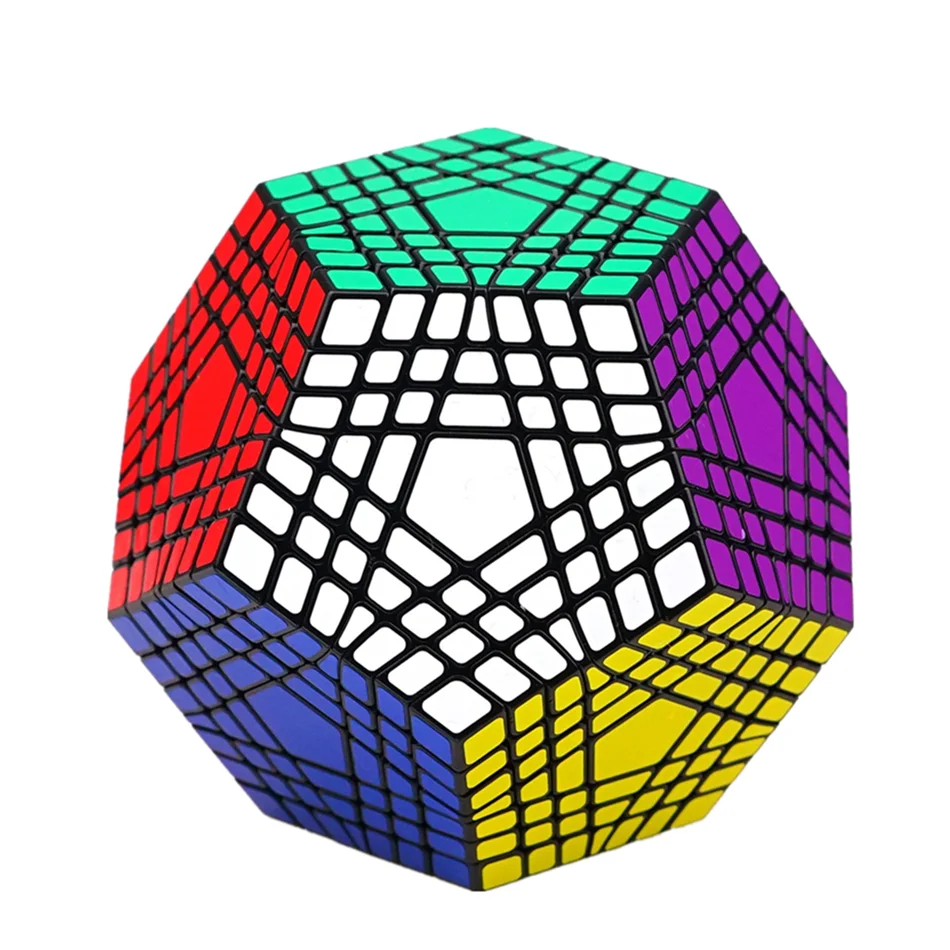 Shengshou Профессиональный волшебный кубик-Додекаэдр неокуб 7x7x7 кубик рубика Megaminxeds 12