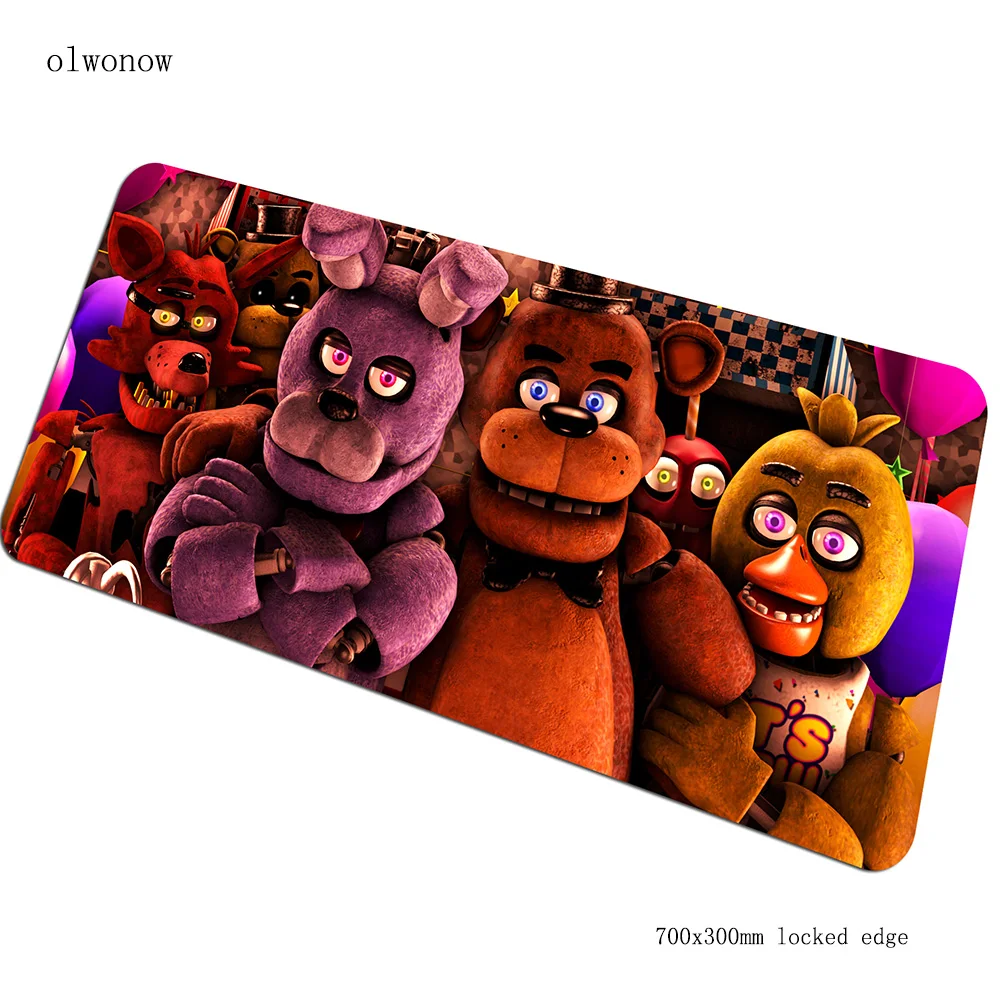Five Nights at Freddy's коврик для мыши геймер толстый 700x300x3 мм игровой коврик для мышки для ноутбука Аксессуары для ПК коврик для ноутбука эргономичный коврик - Цвет: design 2