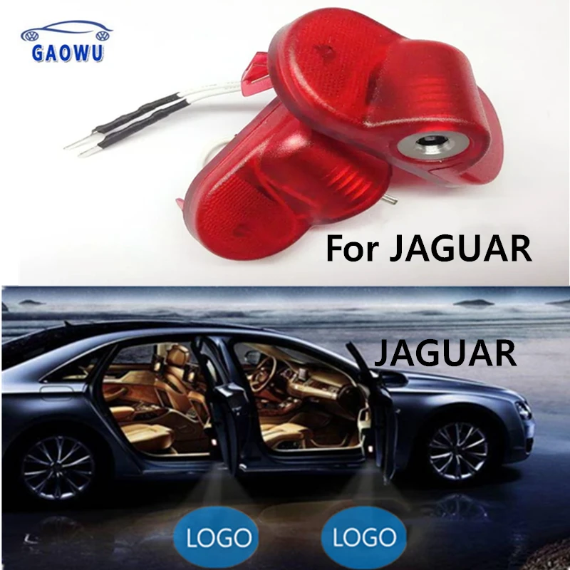 

2x LED Car Door Light Projector Courtesy Laser Light Ghost Shadow Welcome Light For Jaguar X-Type 54 Plate XJ XJL X351