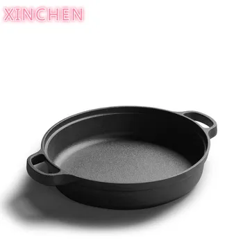 

XINCHEN Cast iron pan uncoated non-stick pan multi-function frying pan home cast iron pancake pot multi-purpose soup hot cooker