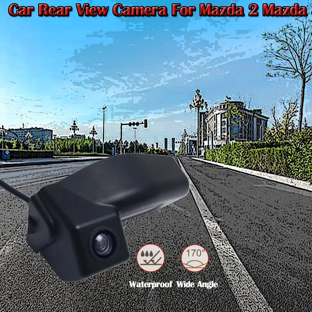 20# Car Dash Camera Car Rear View Camera For Mazda 2 Mazda 3- Waterproof Back Up Reverse Cameras Image Car Camera