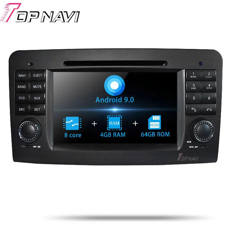 Topnavi Android 9,0 Octa Core ПК автомобиля DVD мультимедиа плеер для R W251 2006 2007 2008 2009 2010 2011 2012 для BENZ GPS навигация