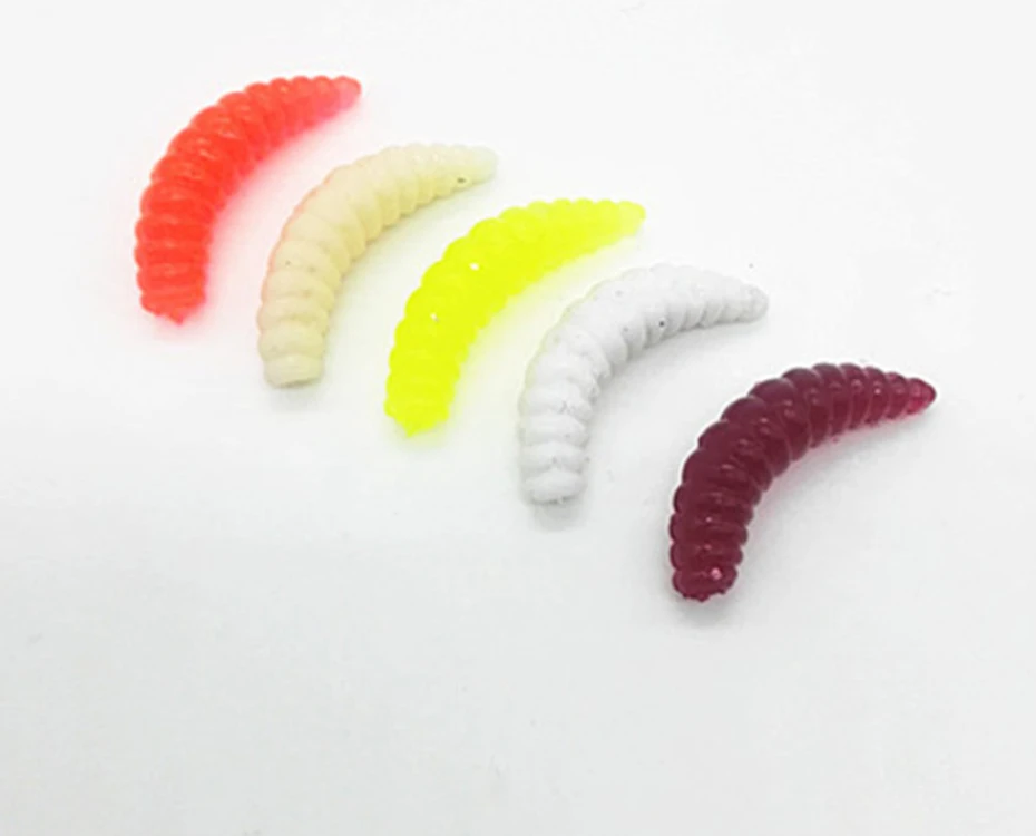 YINGTOUMAN 1PCS/LOT 1 g 2 cm Artificial Bait Multi Color Softy Bread