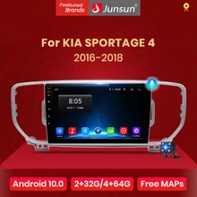 Junsun V1 z systemem Android 10.0 AI sterowanie głosem 4G DSP samochód Multimedia radiowe nawigacja GPS dla KIA Sportage 4 KX5 2016 2017 2018 2Din dvd