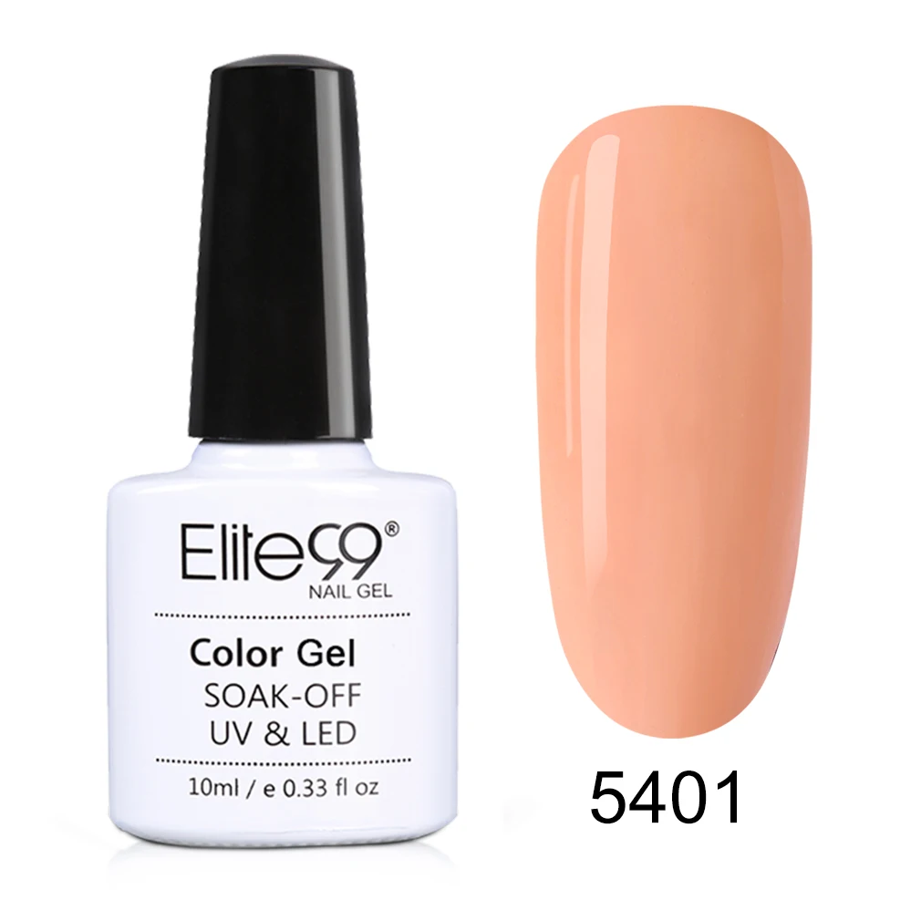 Elite99 10 мл Бегония Гель-лак для ногтей замачиваемый оранжевый цвет лак для ногтей УФ-гель для ногтей полуперманентный УФ Гель-лак для ногтей