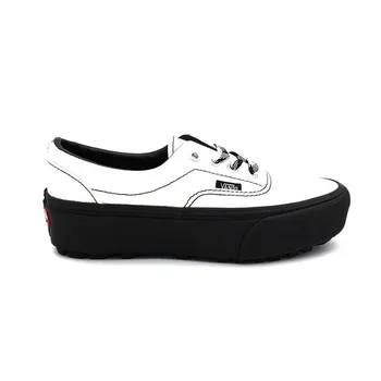 

VANS was LUG PLATFORM SNEAKERS white black LTVPU1 (40.5-White)