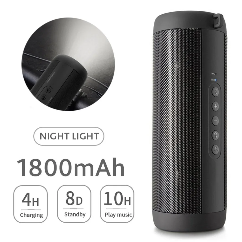 Bluetooth динамик Саундбар T2 Портативный BT 5,0 динамик с IPX5 Водонепроницаемый Улучшенный звук Улучшенный Bas домашний кинотеатр Caixa De Som