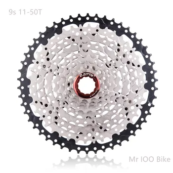 

MTB Cassette Mountain Bike Cassette 9 Speed ​​11-50T Flywheel Sprockets Relations Compatible With M430 M4000 M590 Flywheel k7