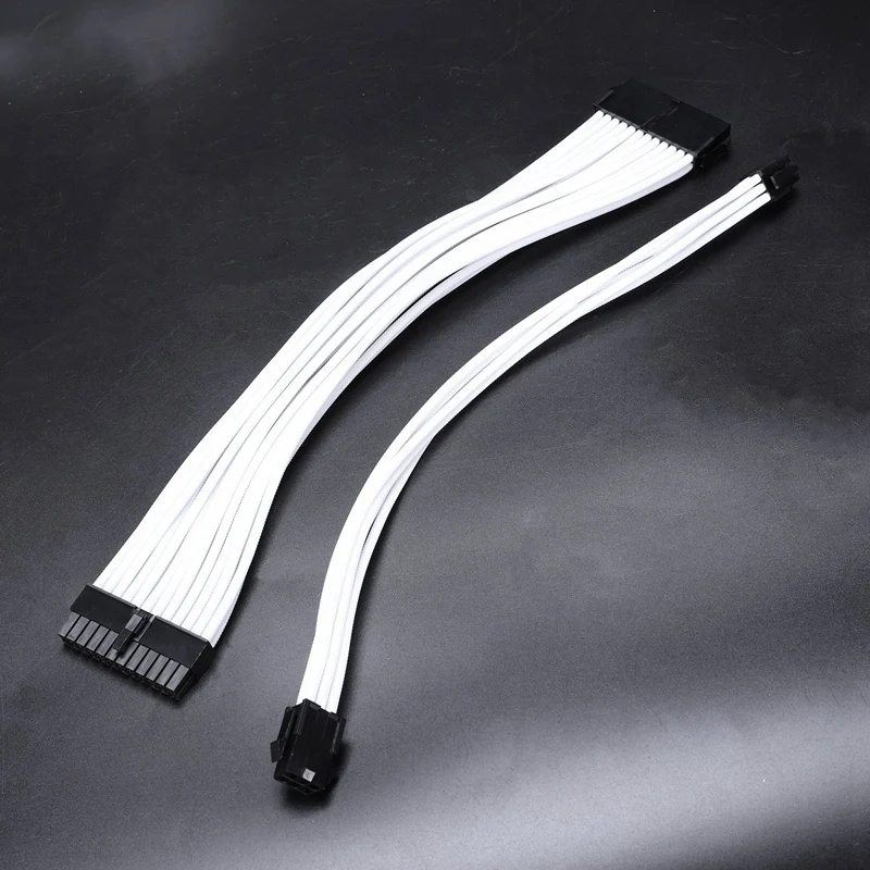 Basic Extension Cable Kit 1Pcs Atx 24Pin Eps 4 4Pin Pci E 8Pin Pci E 6Pin 5