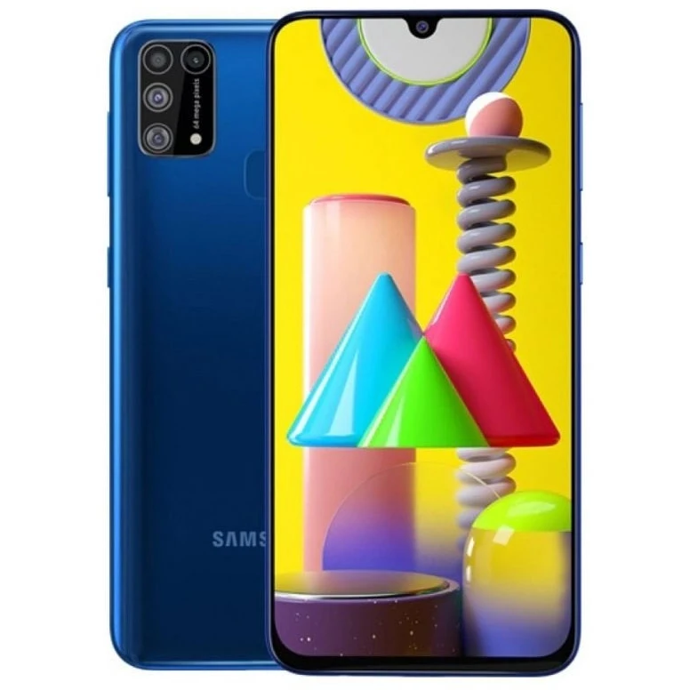 Смартфон Samsung Galaxy M31 Blue 6.4&quot AMOLED Exynos 9611 6Гб 128Гб 64Mп Android 6000mAh | Мобильные телефоны и