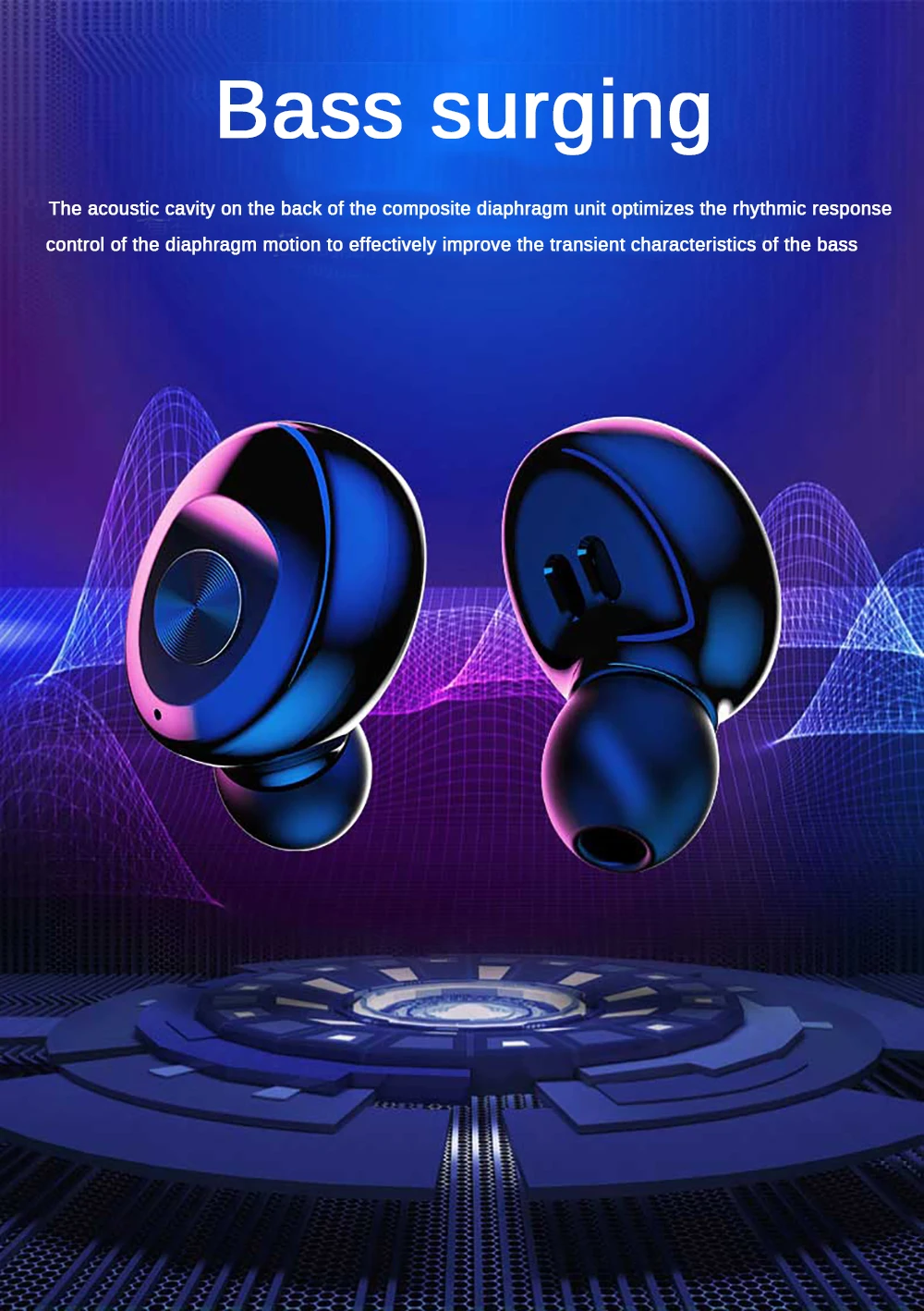 TWS Series A6S XG12 Bluetooth 5.0 Earphone Stereo Wireless HIFI Sound Earphones Handsfree Earphone For Xiaomi Earbuds