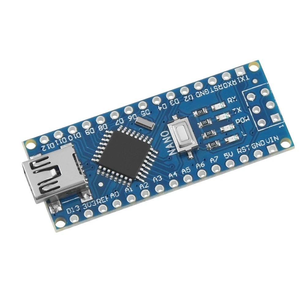 5 шт. для arduino Nano ATMEGA328P Mini USB с Загрузчиком совместимый контроллер Nano 3,0 Для arduino CH340 USB драйвер 16 МГц