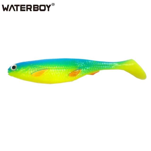 soft lure artificial bait big shads soft 12.5cm 13.7g 15cm 22g PVC material 20cm 55g T Tail Softbaitsfor sea bass perch zander Color11 1pcs