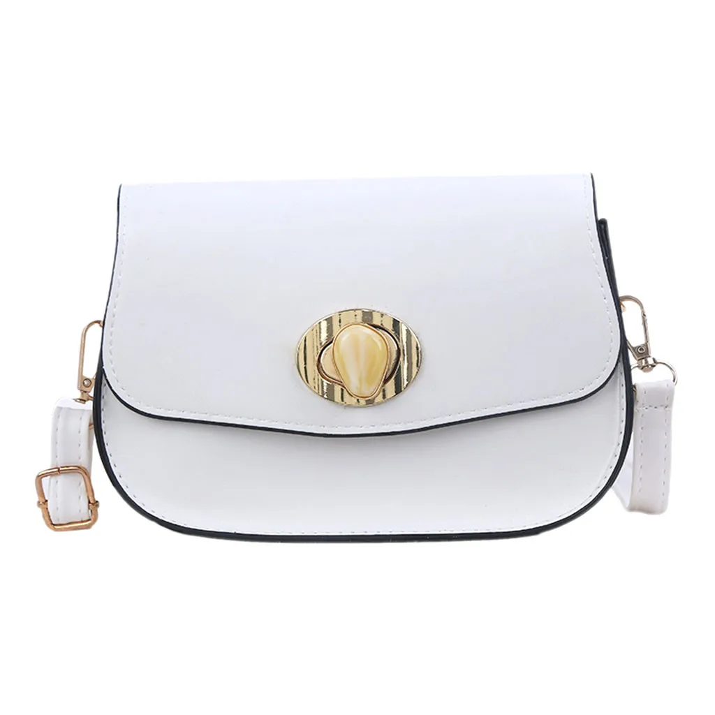 Женская кожаная сумка через плечо новая женская сумка через плечо bolso mujer marcas famosas de lujo#3 - Цвет: Белый