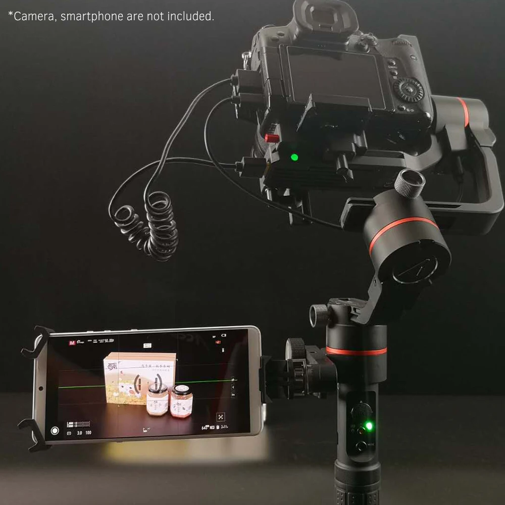 ACCSOON 3-Axis Handheld Camera Gimbal HD Image Video Follow LUT Loading with Canon Nikon Sony DSLR ILDC Max. Load Capacity 3.6kg