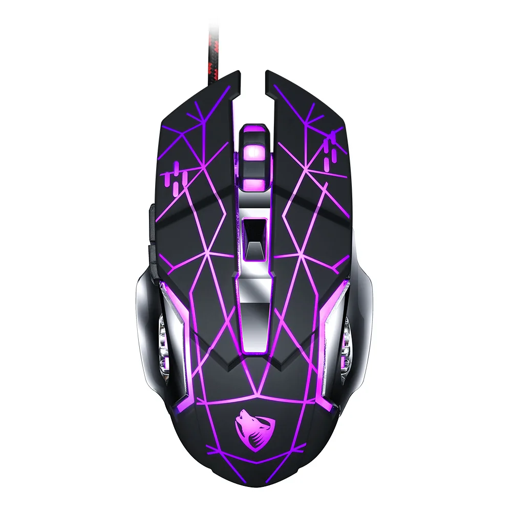 

Lei Lang V6 Mechanical Game Mouse Wired Computer E- Sports Wrangler Macro Programming Low One Product Dropshipping