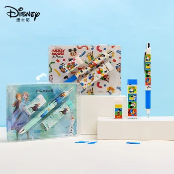 

Disney Creative Student Stationery Cartoon Cute Children's School Supplies New Mickey Mechanical Pencil Gift Set