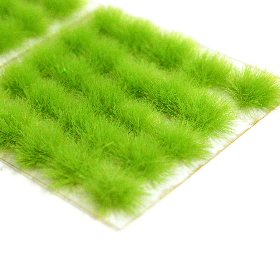 60 шт. в коробке зеленая модель трава Tuft трава архитектура весы иглы трава кусты строительные материалы