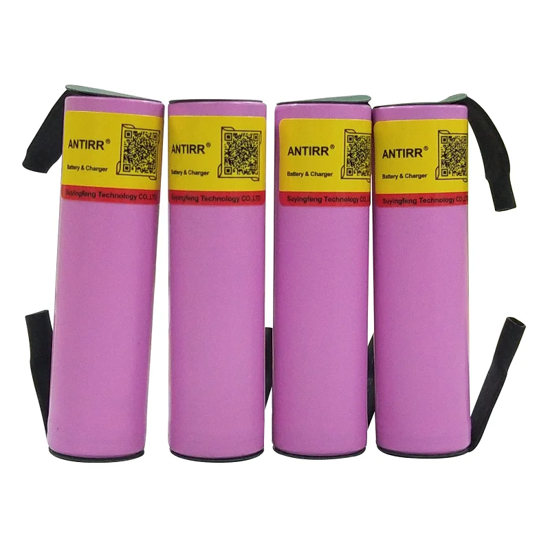 antirr INR18650-30Q 18650 3000mAh литиевая батарея 3,7 V аккумуляторная батарея электрические инструменты+ DIY никель - Color: 4 PCS