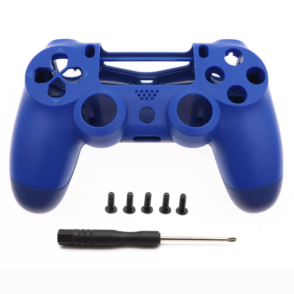 Matte Black PS4 Controller Housing Shell Case Set