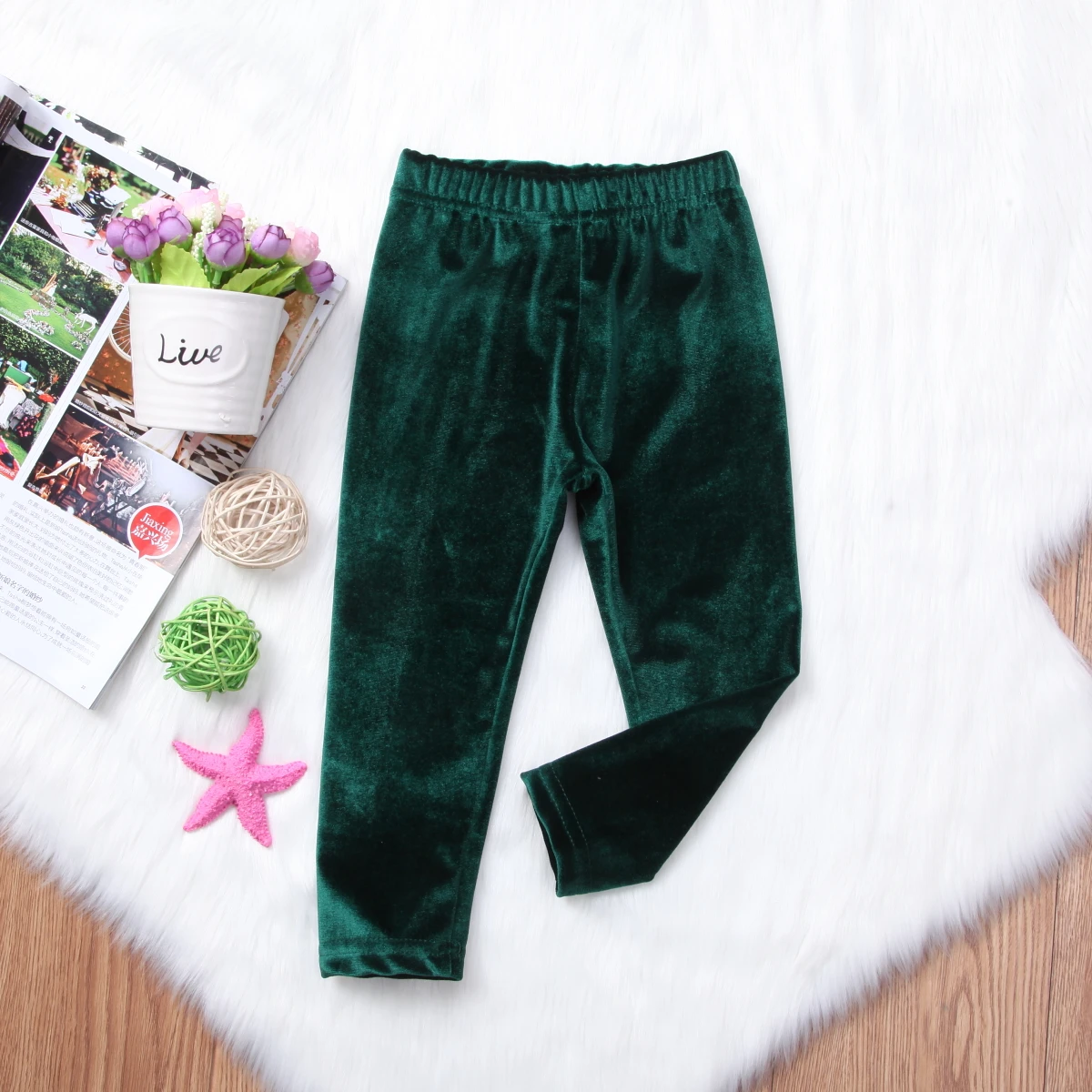 Многоцветные Новые Теплые прямые брюки с плиссировкой милые длинные прямые брюки для новорожденных девочек, одежда
